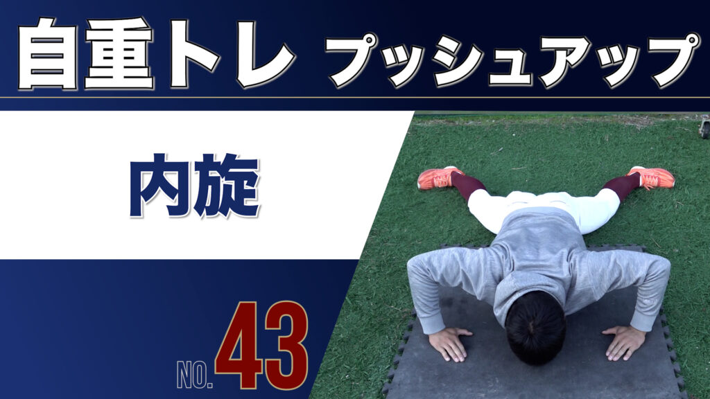 43自重トレPU内旋